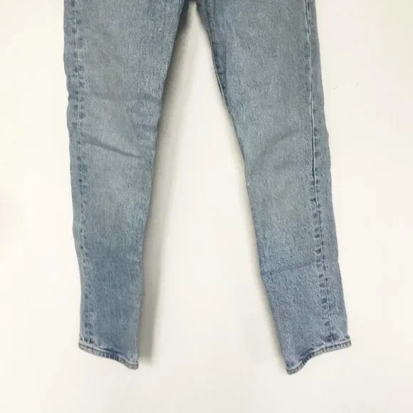 Levi's Premium Wedgie Blue Denim Jeans Pants Size 24 - Picture 11 of 13